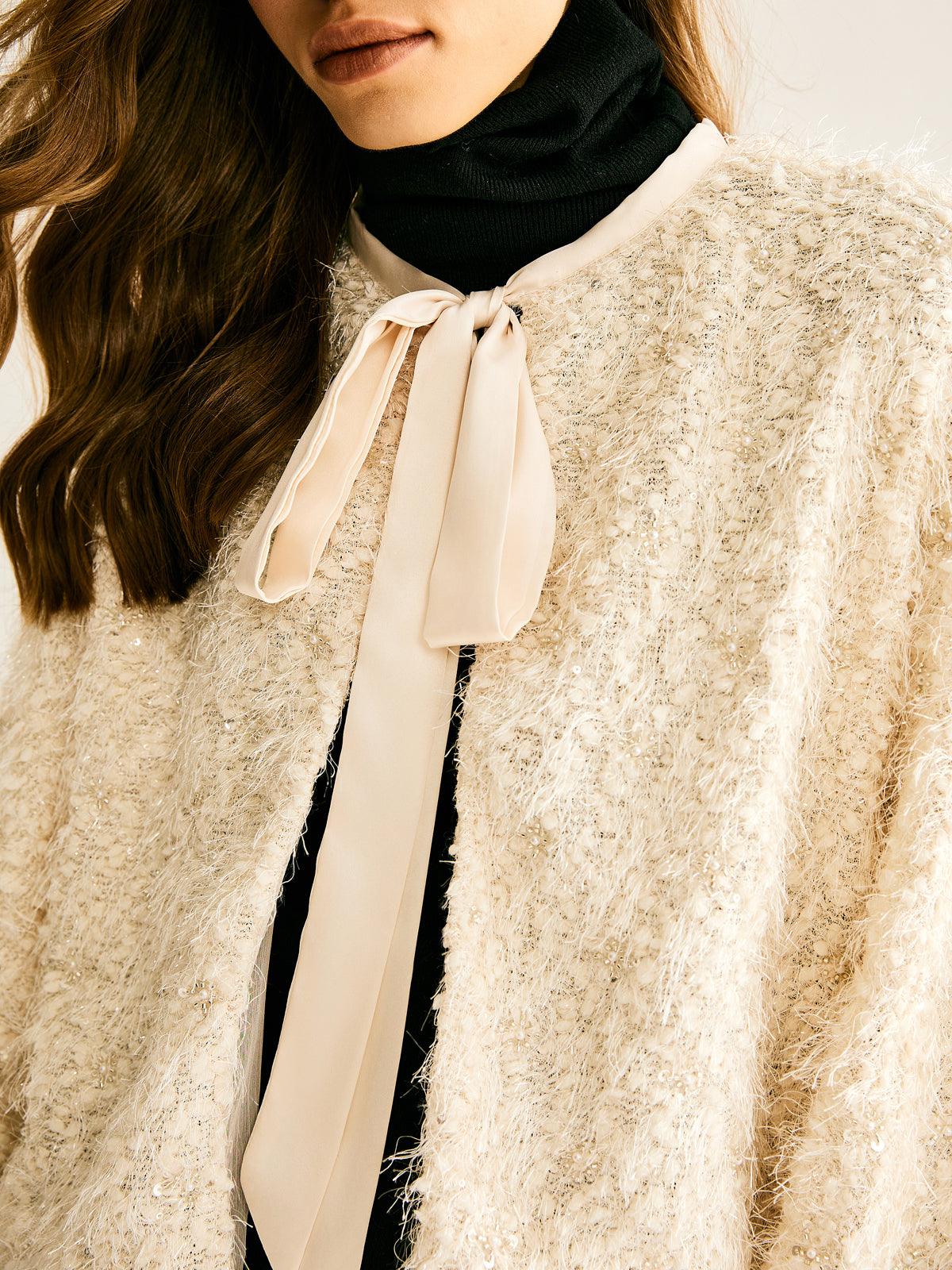 Ethereal Bloom Cape Ceket