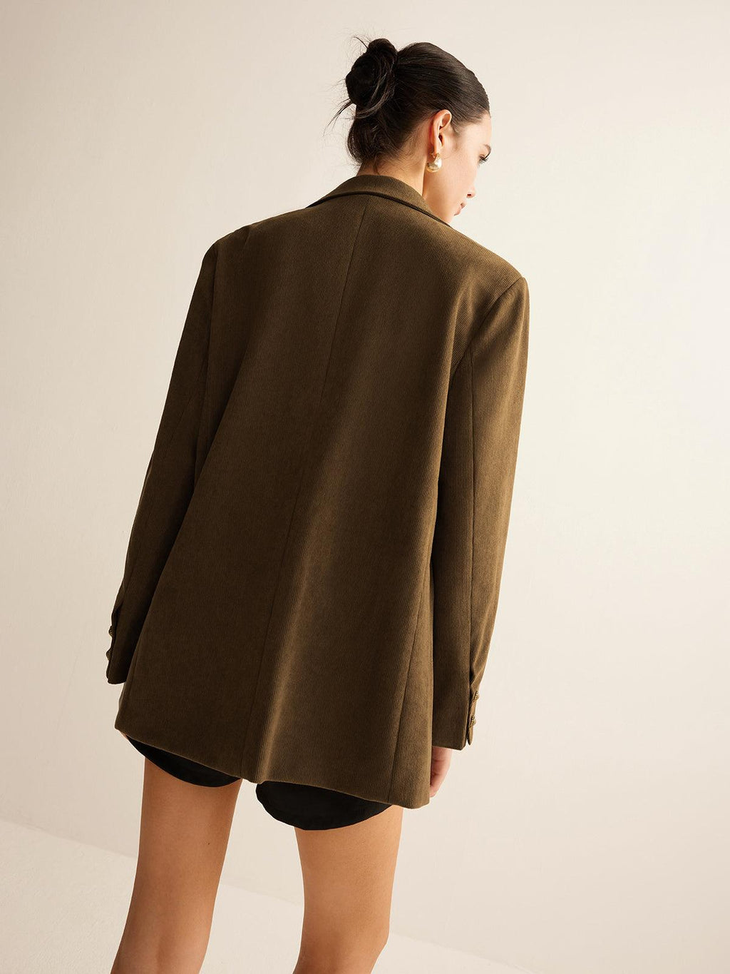 Earth Tone Blazer Ceket