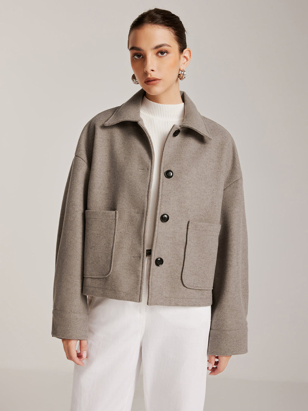 Göğüslü Vardiyalı Polo Ceket