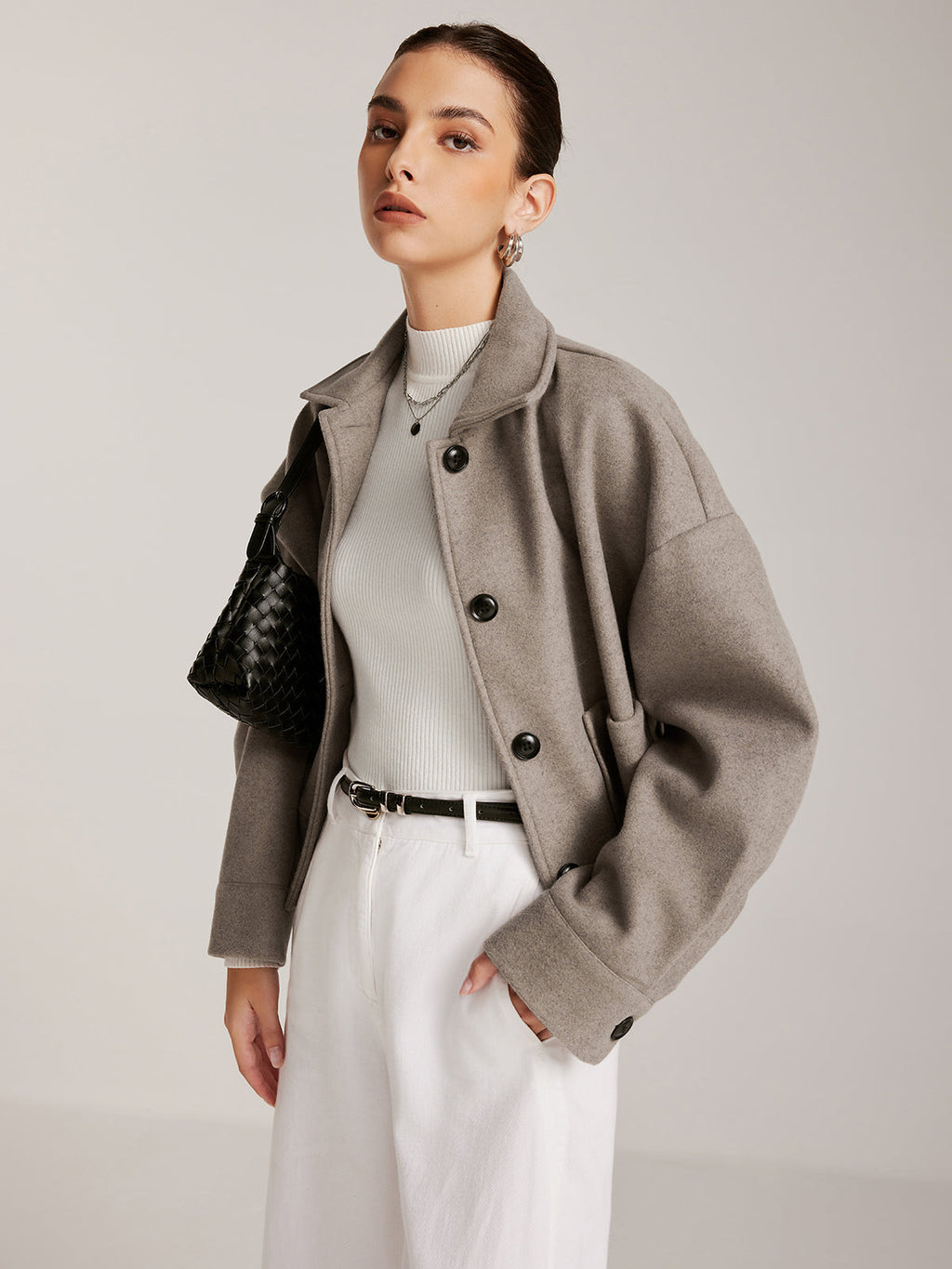 Göğüslü Vardiyalı Polo Ceket