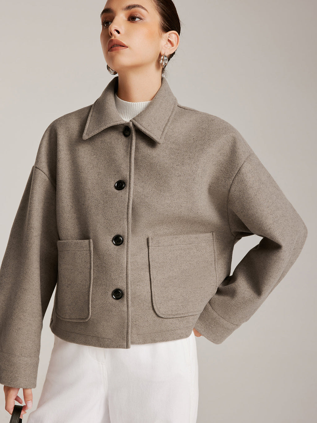 Göğüslü Vardiyalı Polo Ceket