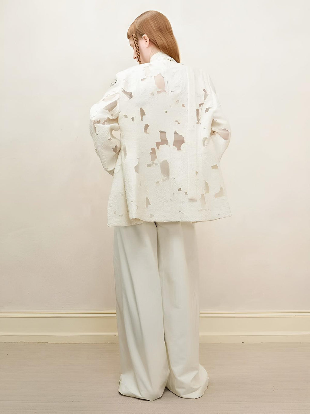 Ethereal Lace Blazer Ceket