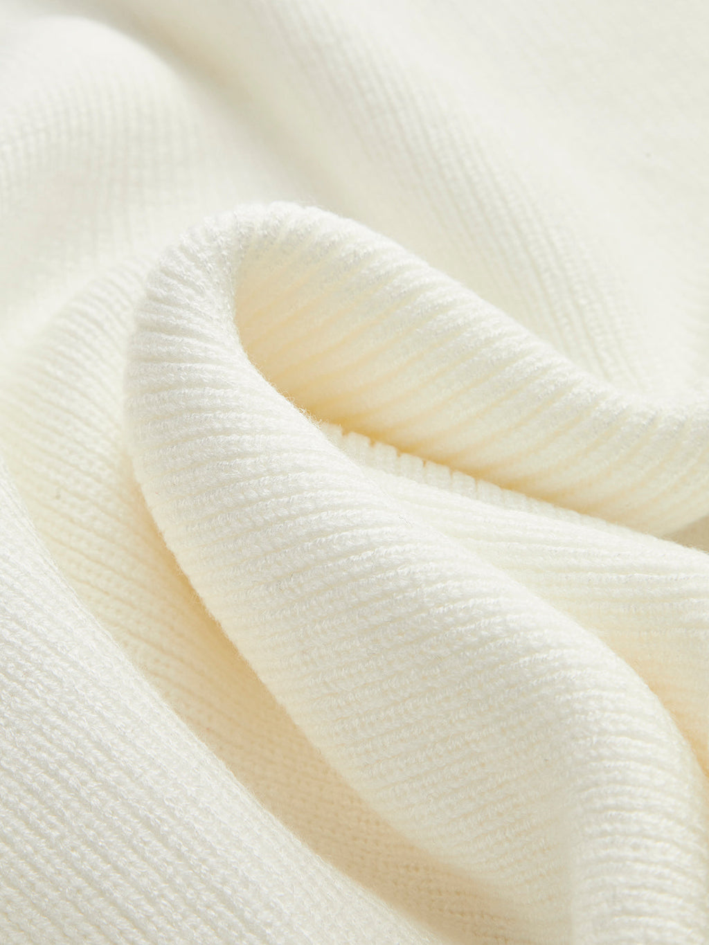 Çapraz Sırtlı Omuz Açık Triko Kazak