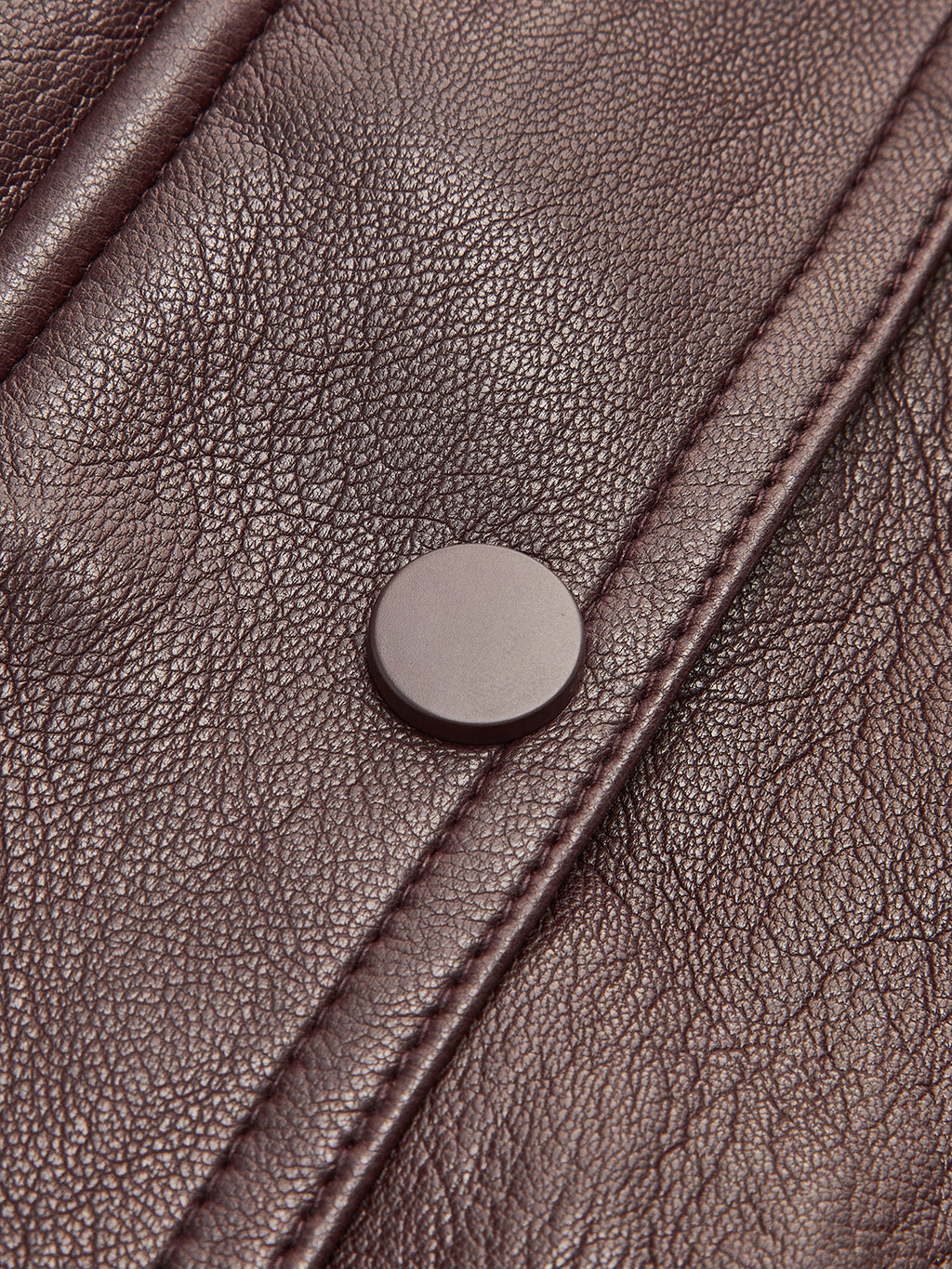 Polar Astarlı Suni Deri Fermuarlı Kaban