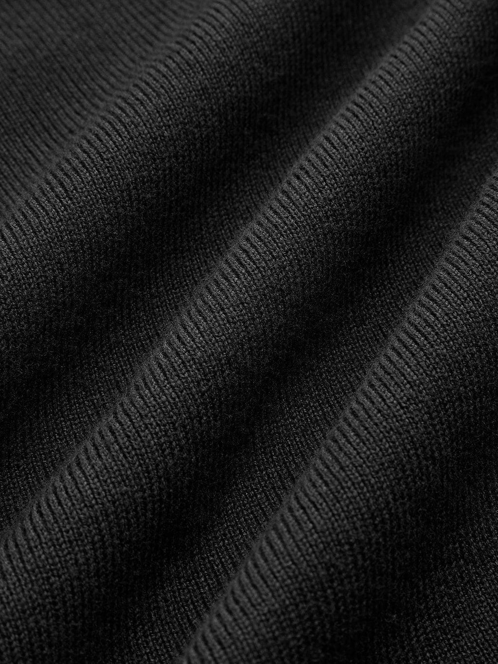 Siyah-Beyaz Kontrast Uzun Kollu Kazak