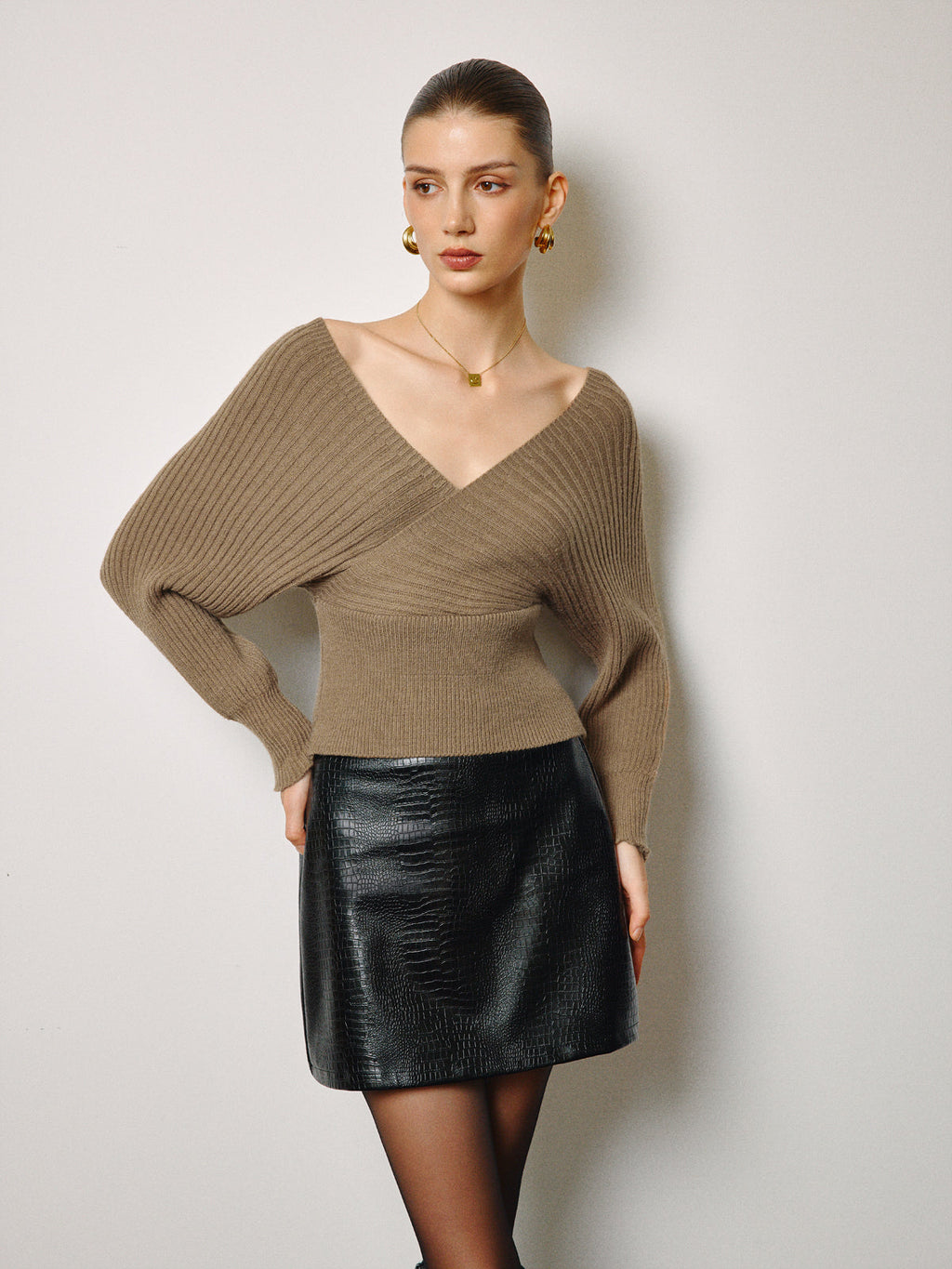 Criss Cross Kınalı Bel Kazak