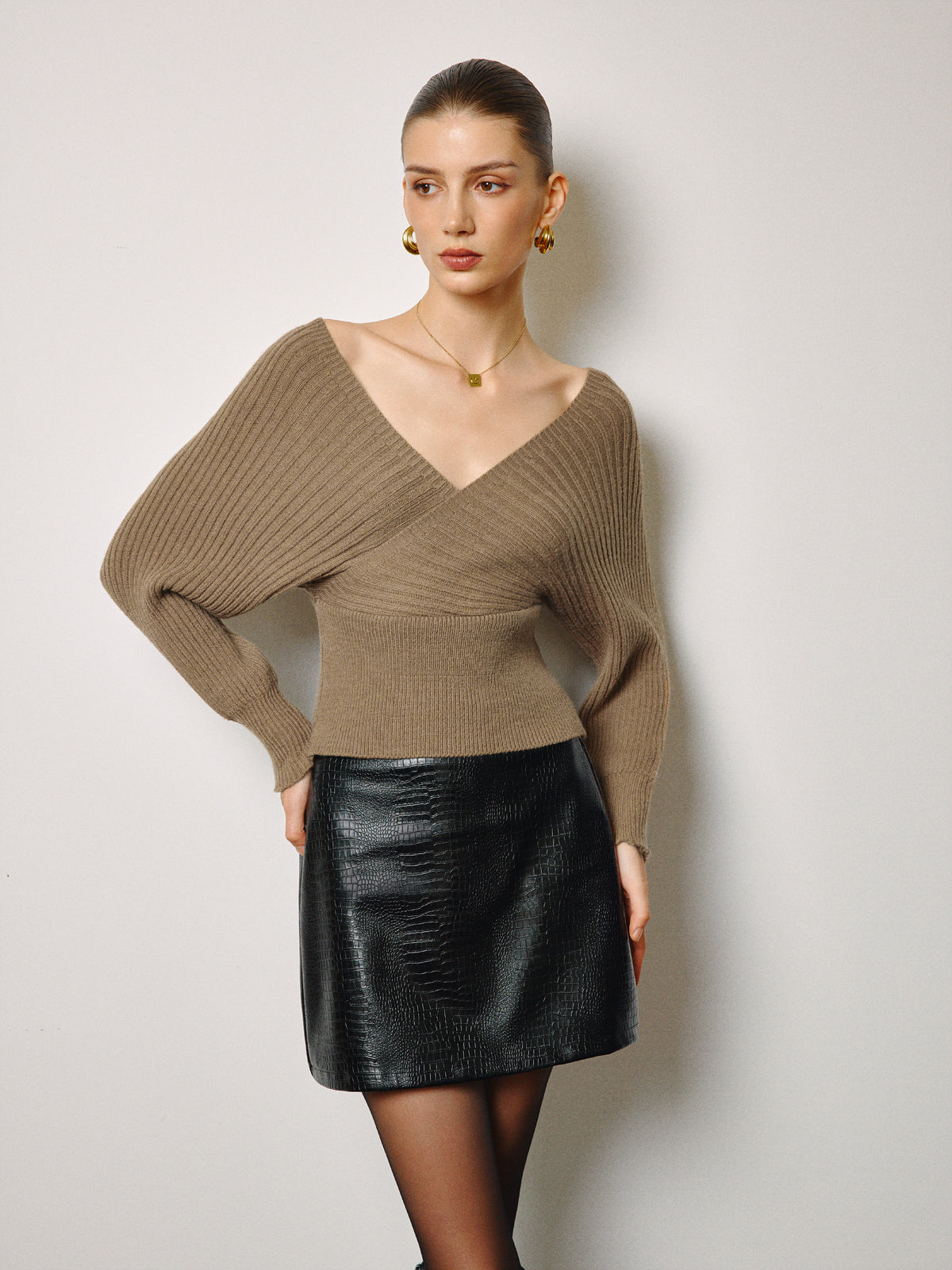 Criss Cross Kınalı Bel Kazak