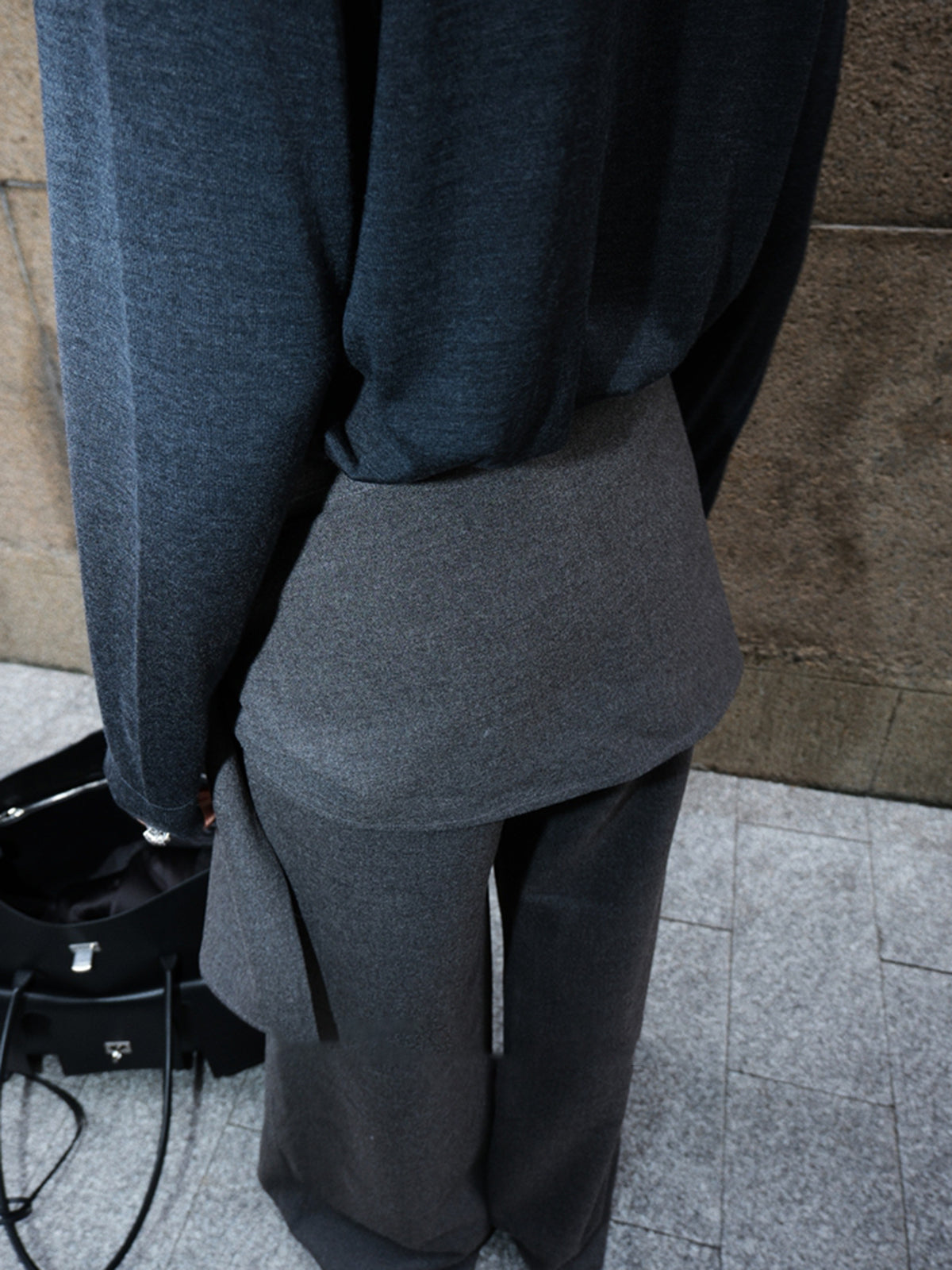 Utility Orta Bel Düğümlü Tasarım Pantolon