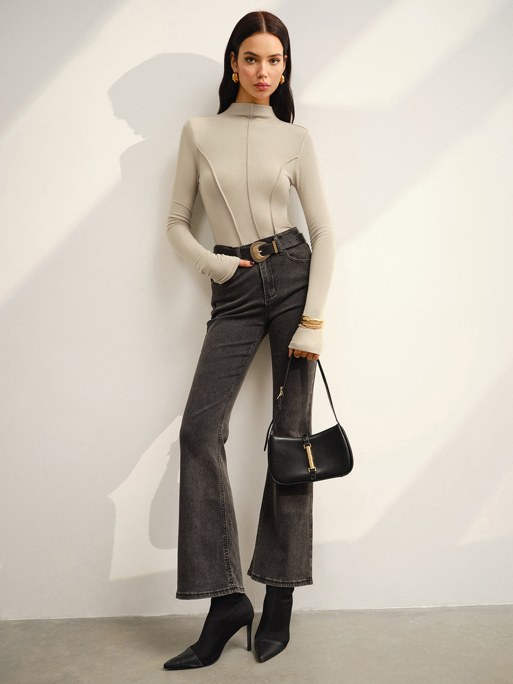 Dik Yaka Biye Sıcak Tutan Üst