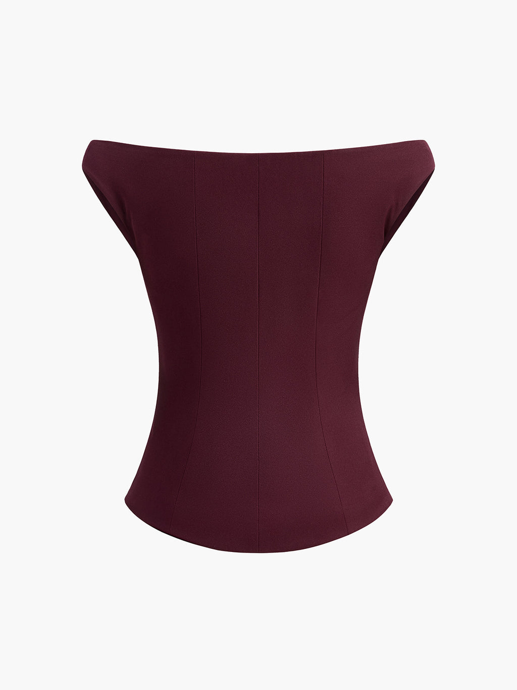 Soğuk Omuz Düğmeli Yırtmaçlı Üst