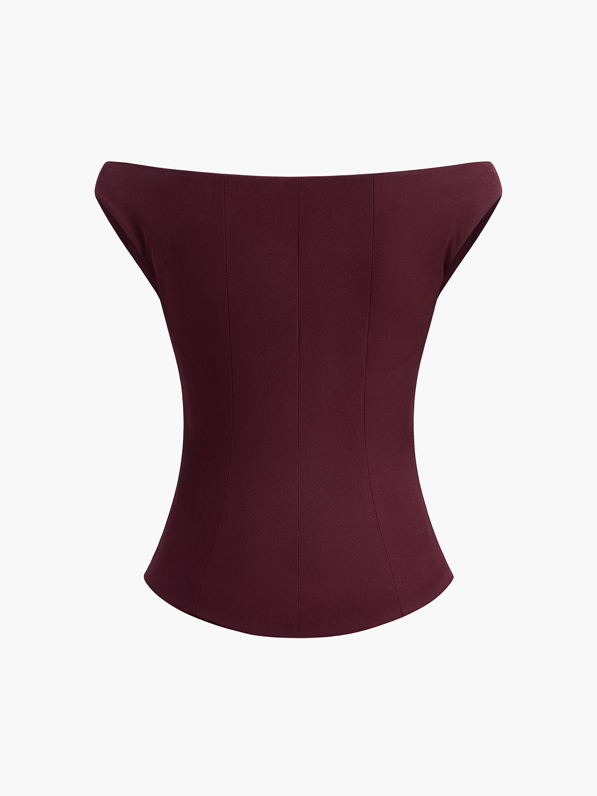 Soğuk Omuz Düğmeli Yırtmaçlı Üst