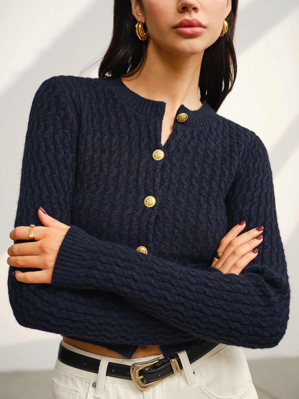 Düğmeli Minyon Hırka