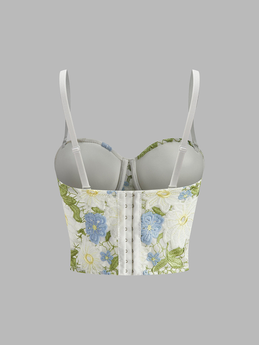 Nakışlı Dantel Kısa Üst