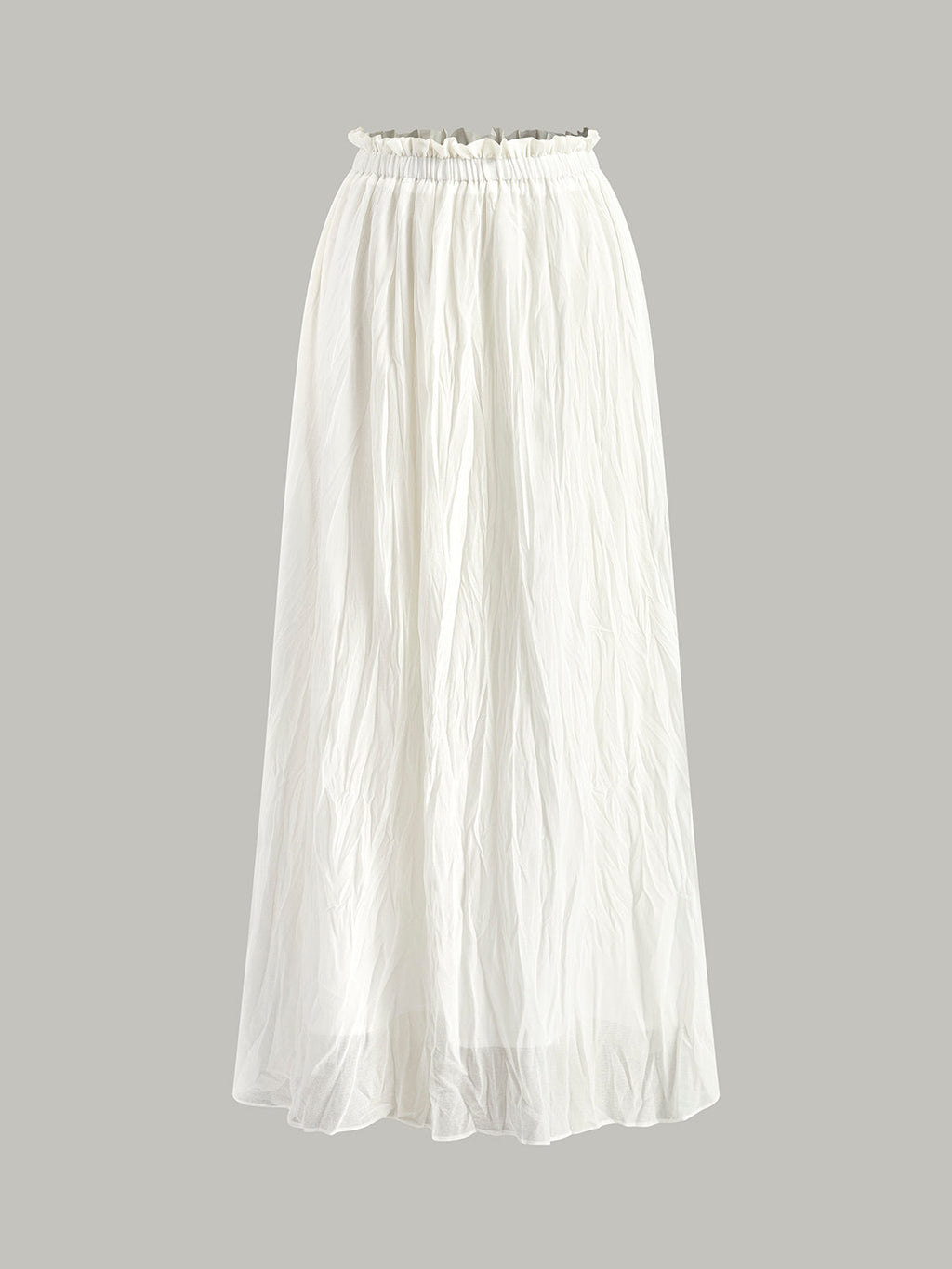 Şık Plise Maksik etek, Rahat Lastikli Bel Bandı ile