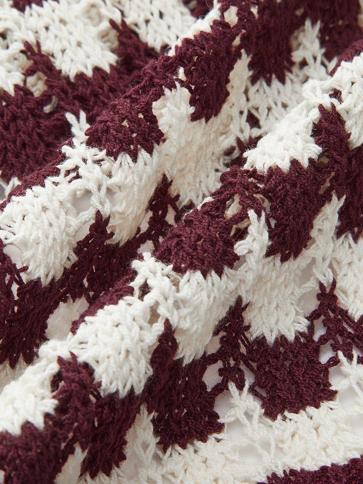 Şık Kontrast Papyon Örgü Bluz