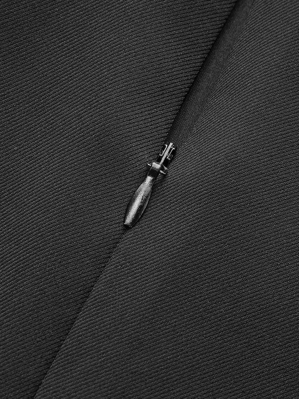 Metal Tokalı Asimetrik Dantelli Wrap Mini Etek