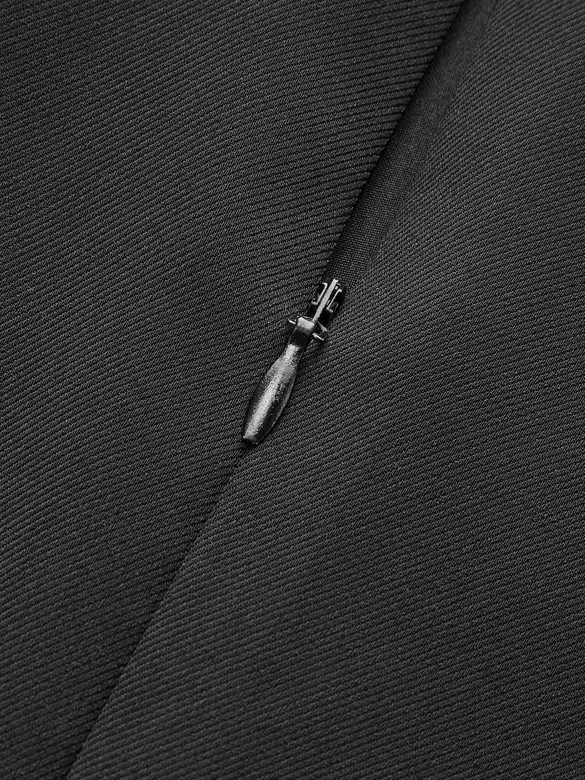 Metal Tokalı Asimetrik Dantelli Wrap Mini Etek