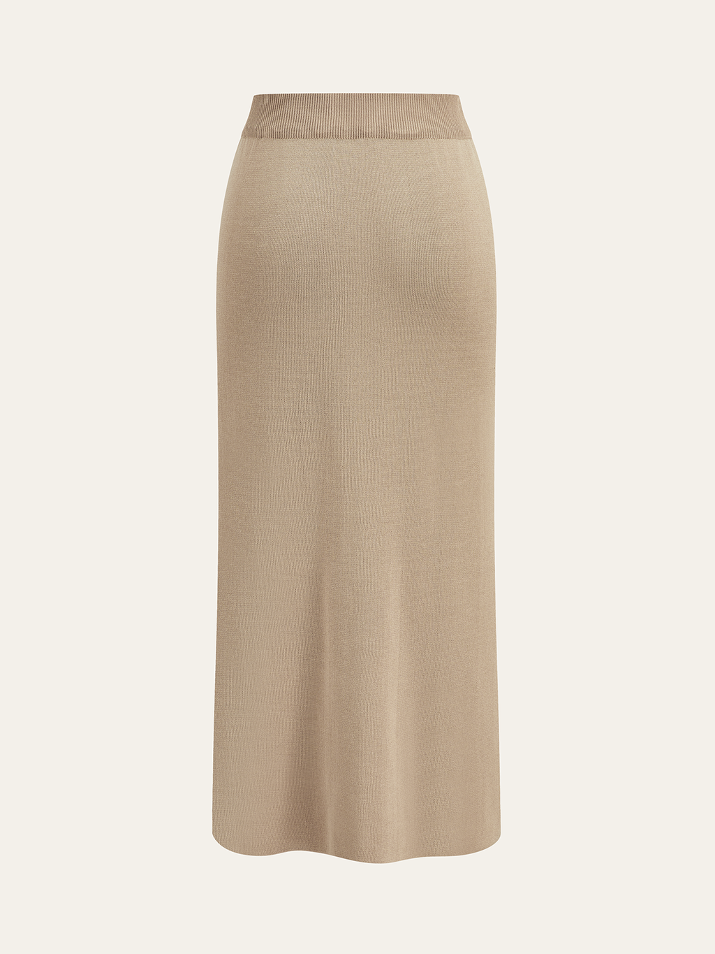 Metalik Düğme Detaylı Hırka ve Midi Boy Etek Takımı