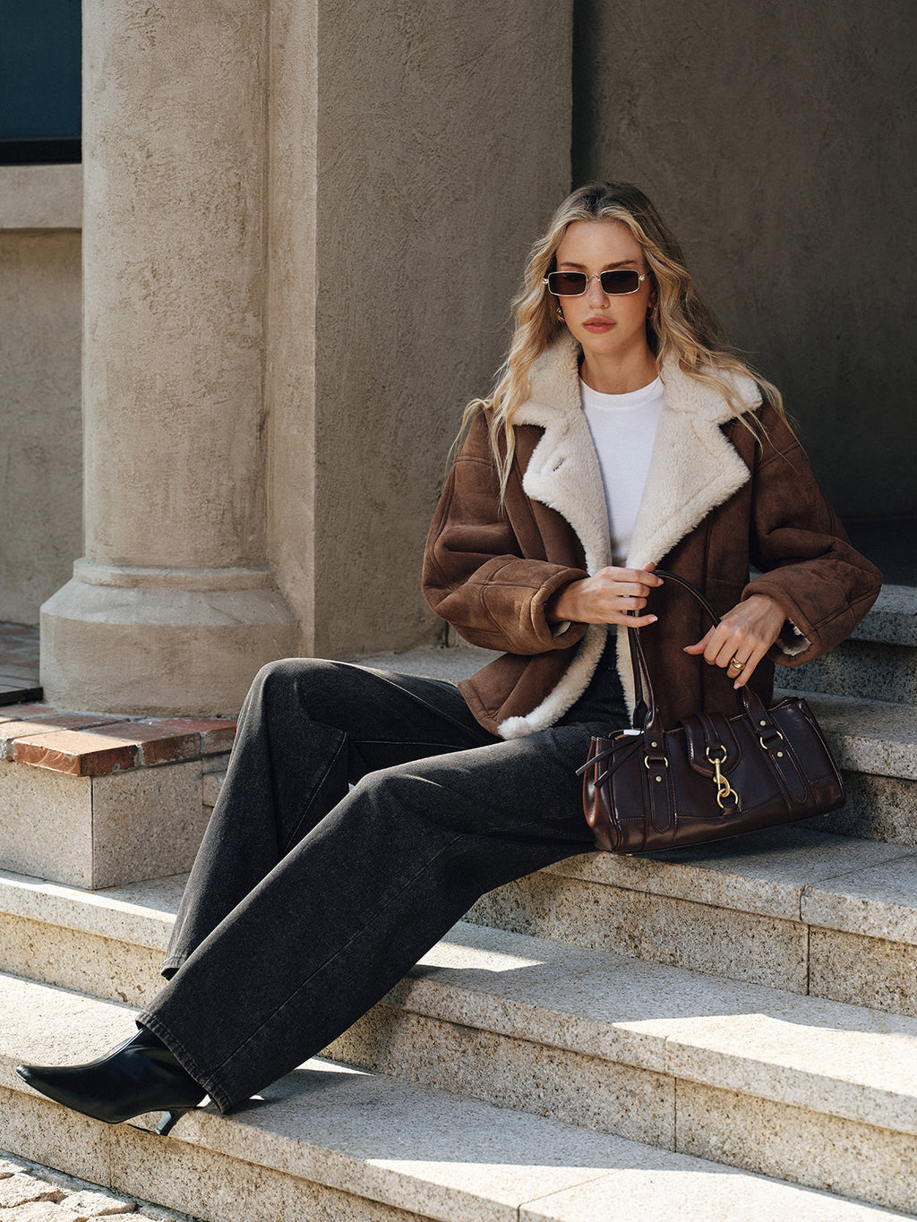 Polar İç Astarlı Lapel Kaban