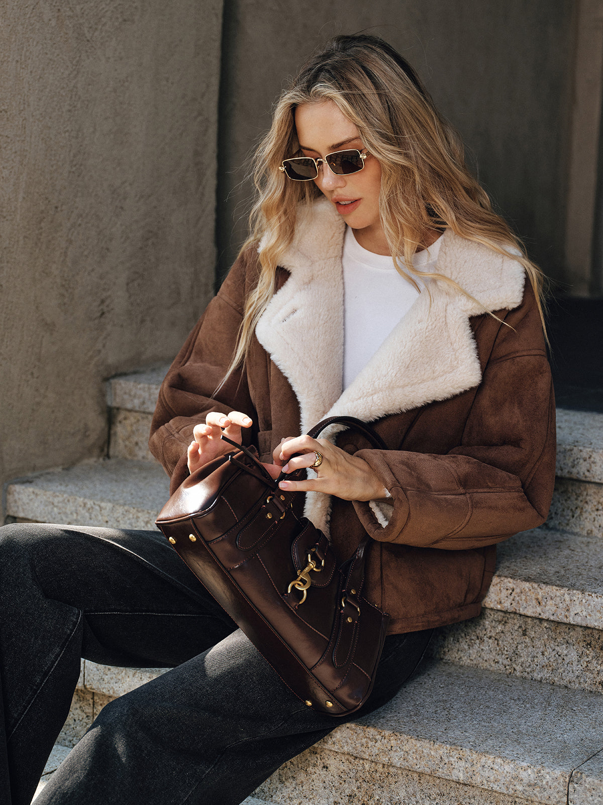 Polar İç Astarlı Lapel Kaban