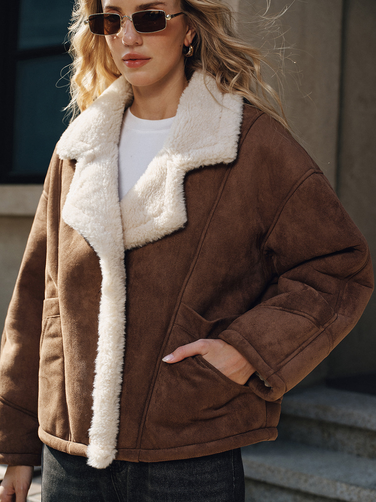 Polar İç Astarlı Lapel Kaban