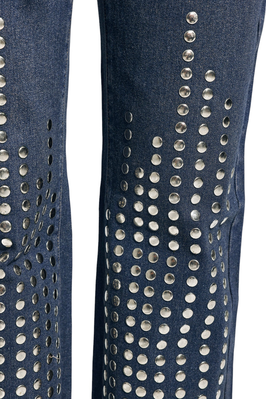 Bağcık Detaylı Zımbalı Jean