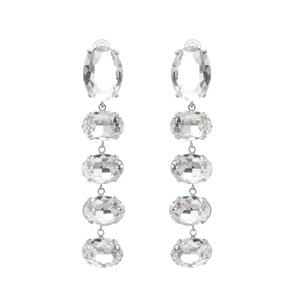 Felicia kristal süslemeli sallantılı küpe