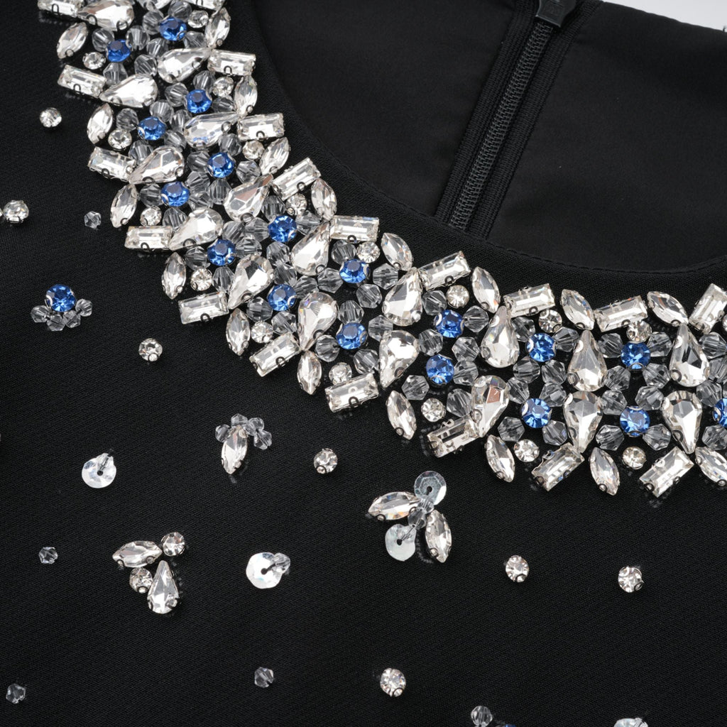 Jalena kristal mini elbise