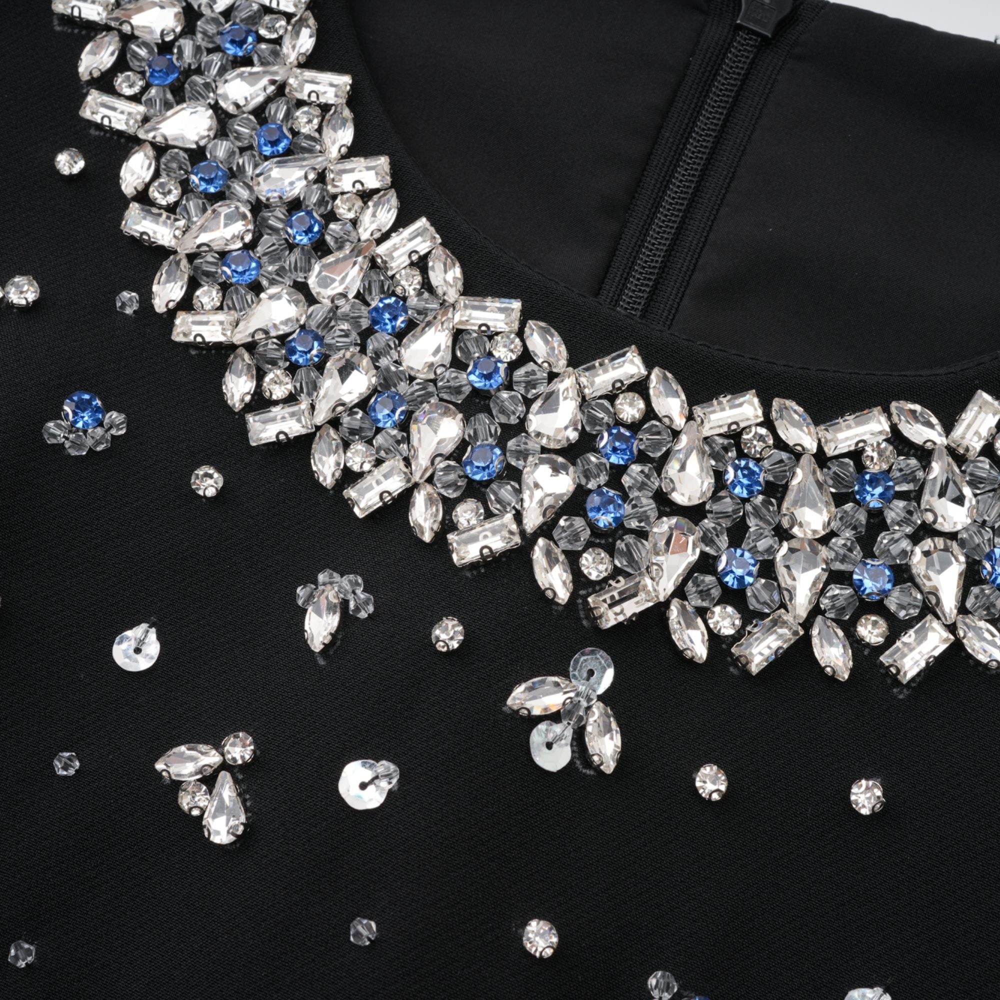 Jalena kristal mini elbise