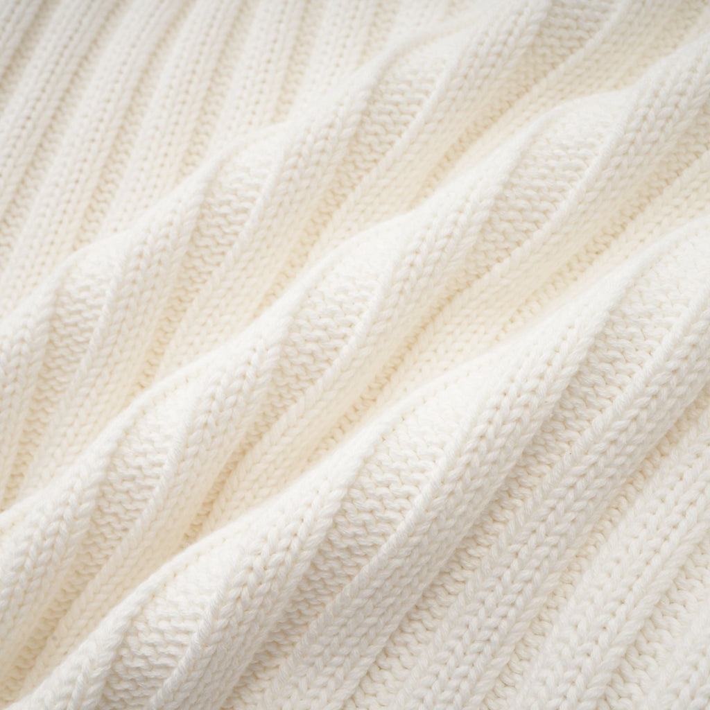 Suni Kürk & Örgü Detaylı Ceket