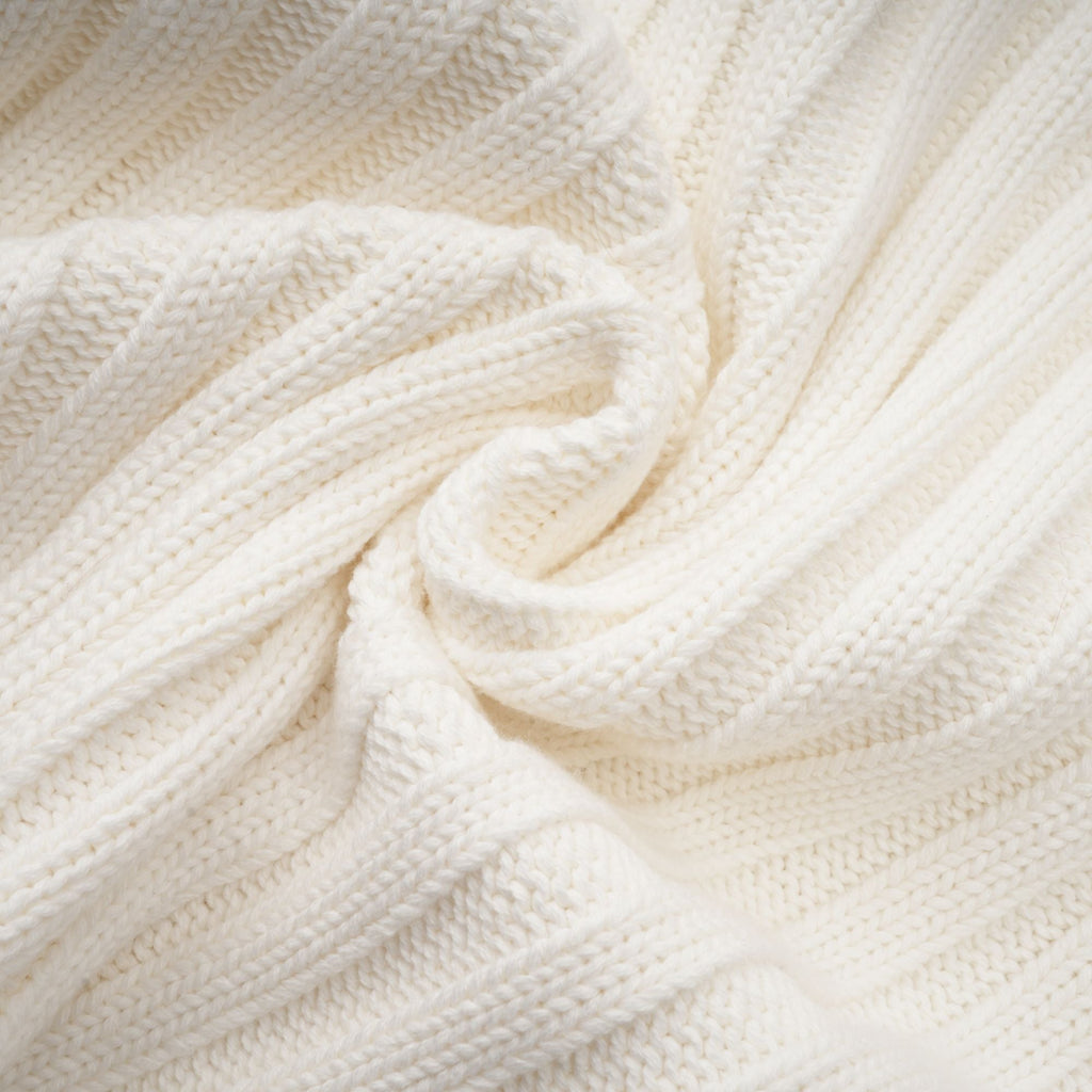 Suni Kürk & Örgü Detaylı Ceket