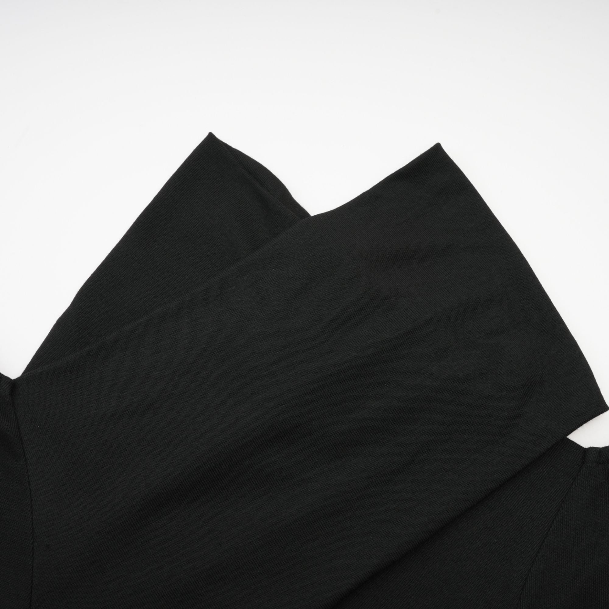 Odette siyah dantelli streç bluz