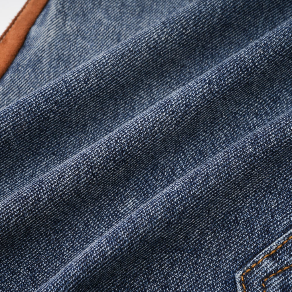 Blanche Blok Renkli Denim Etek