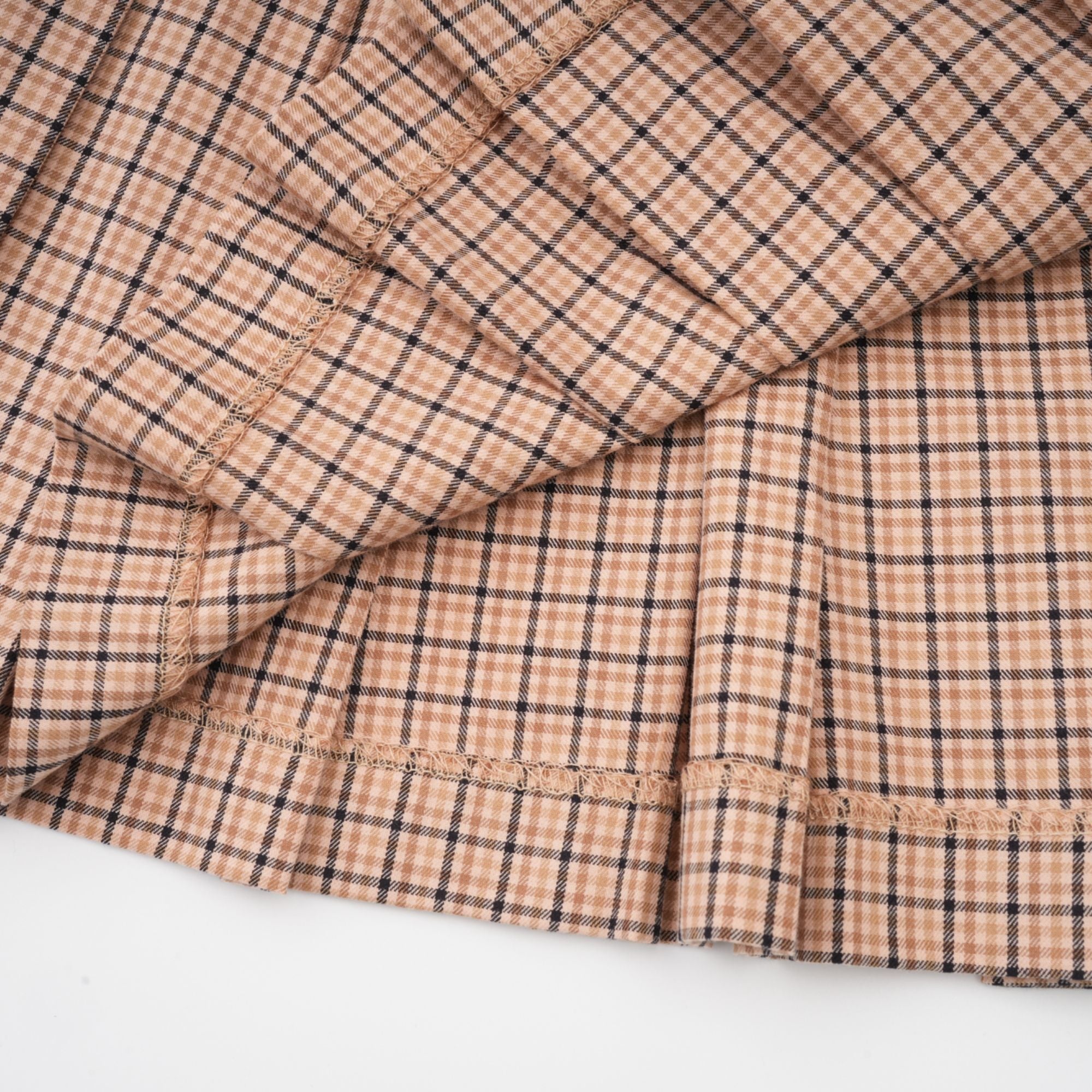 Fabienne Kareli Desenli Pilili Etek