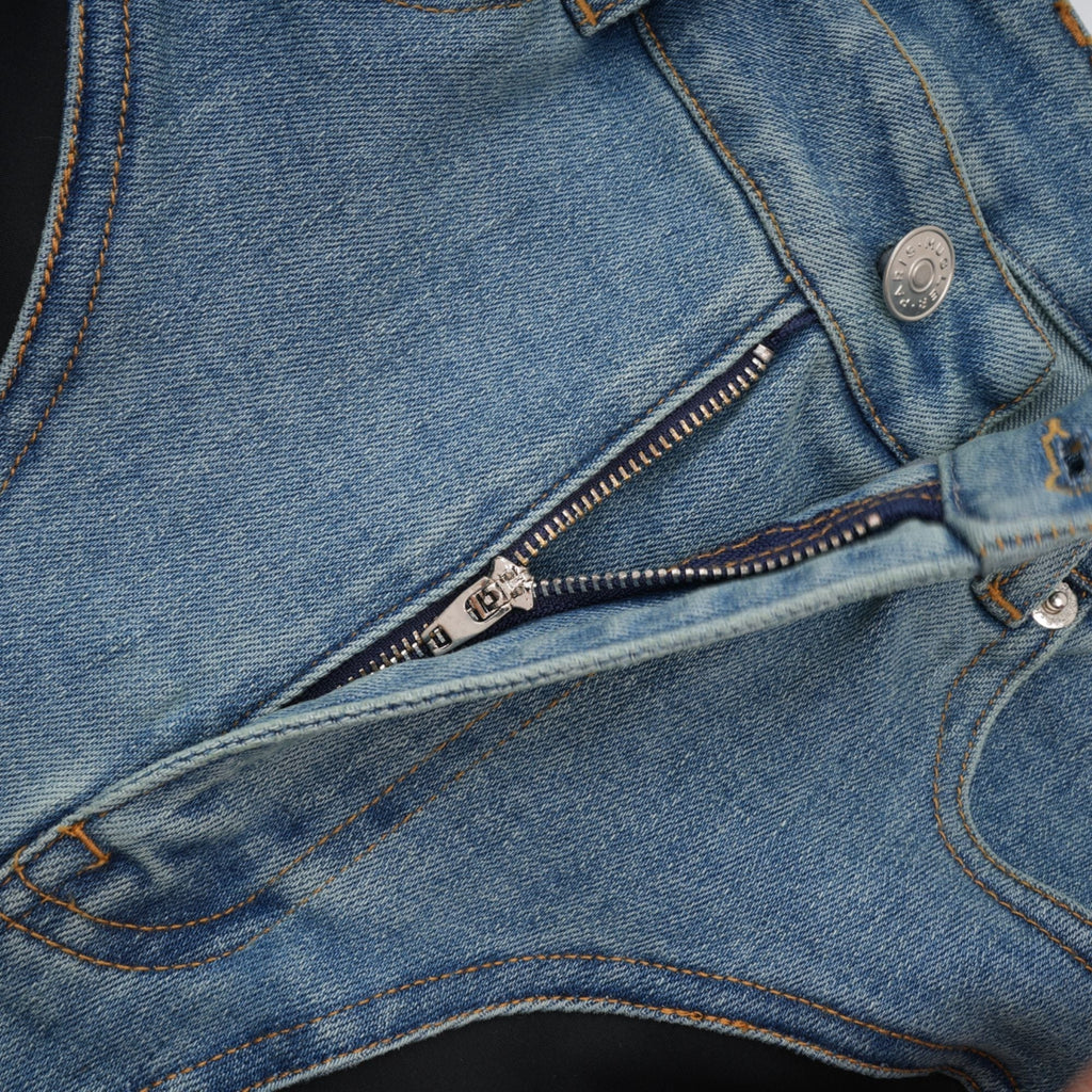 Noémie spiral dar kot pantolon