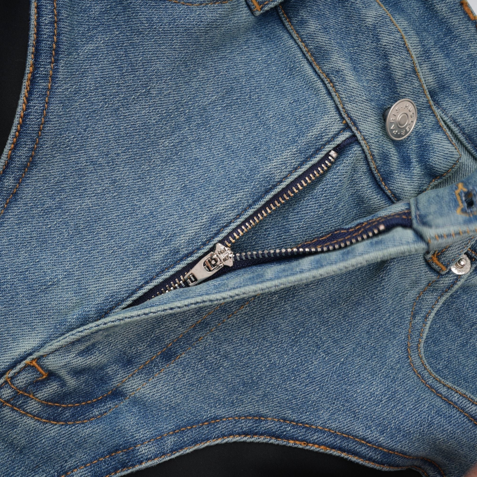 Noémie spiral dar kot pantolon