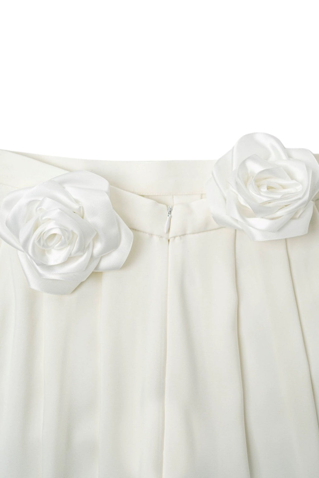 Çiçek Desenli Büzgülü Pantolon