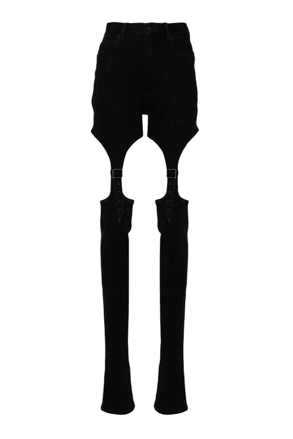 Kesik Detaylı Düz Kesim Jean