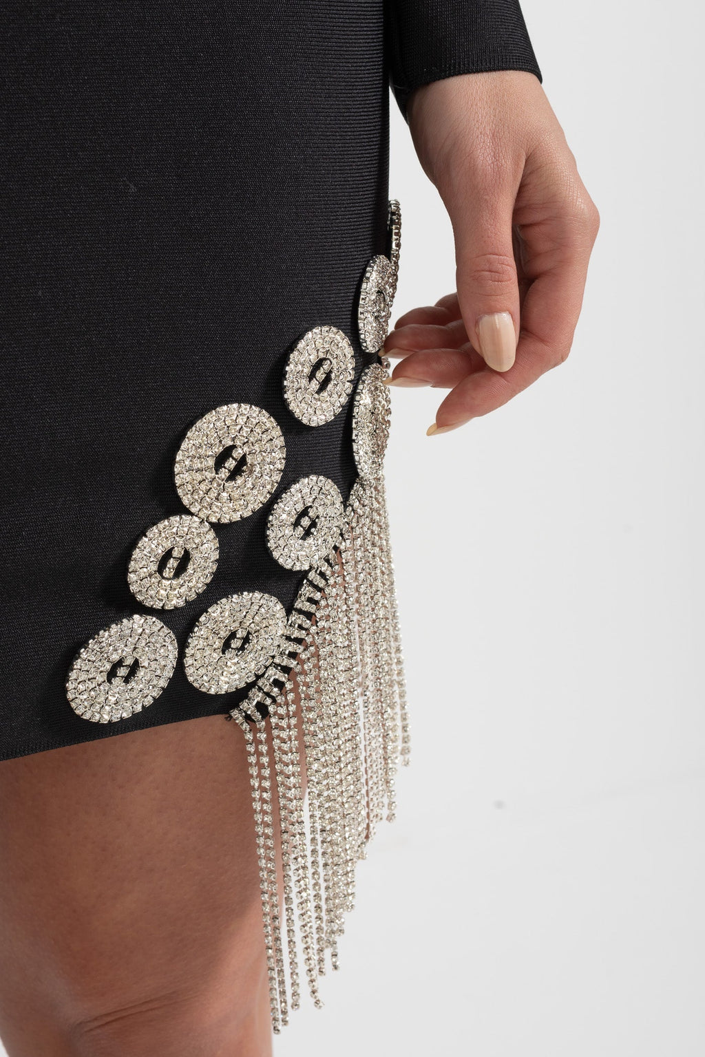 Kristal İşlemeli Blazer Elbise