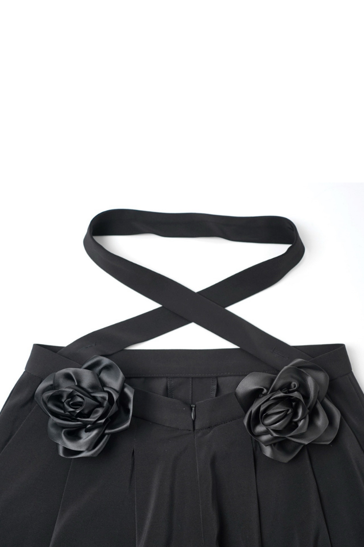 Lola Gül Aplikeli Pileli Pantolon