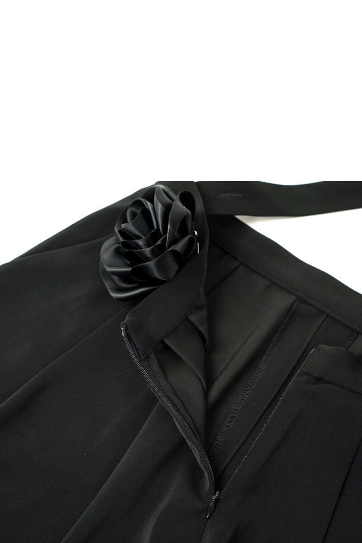 Lola Gül Aplikeli Pileli Pantolon