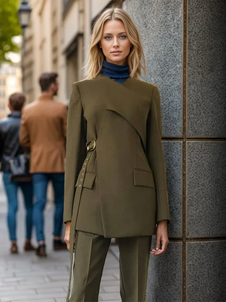 Bağcıklı Blazer Ceket