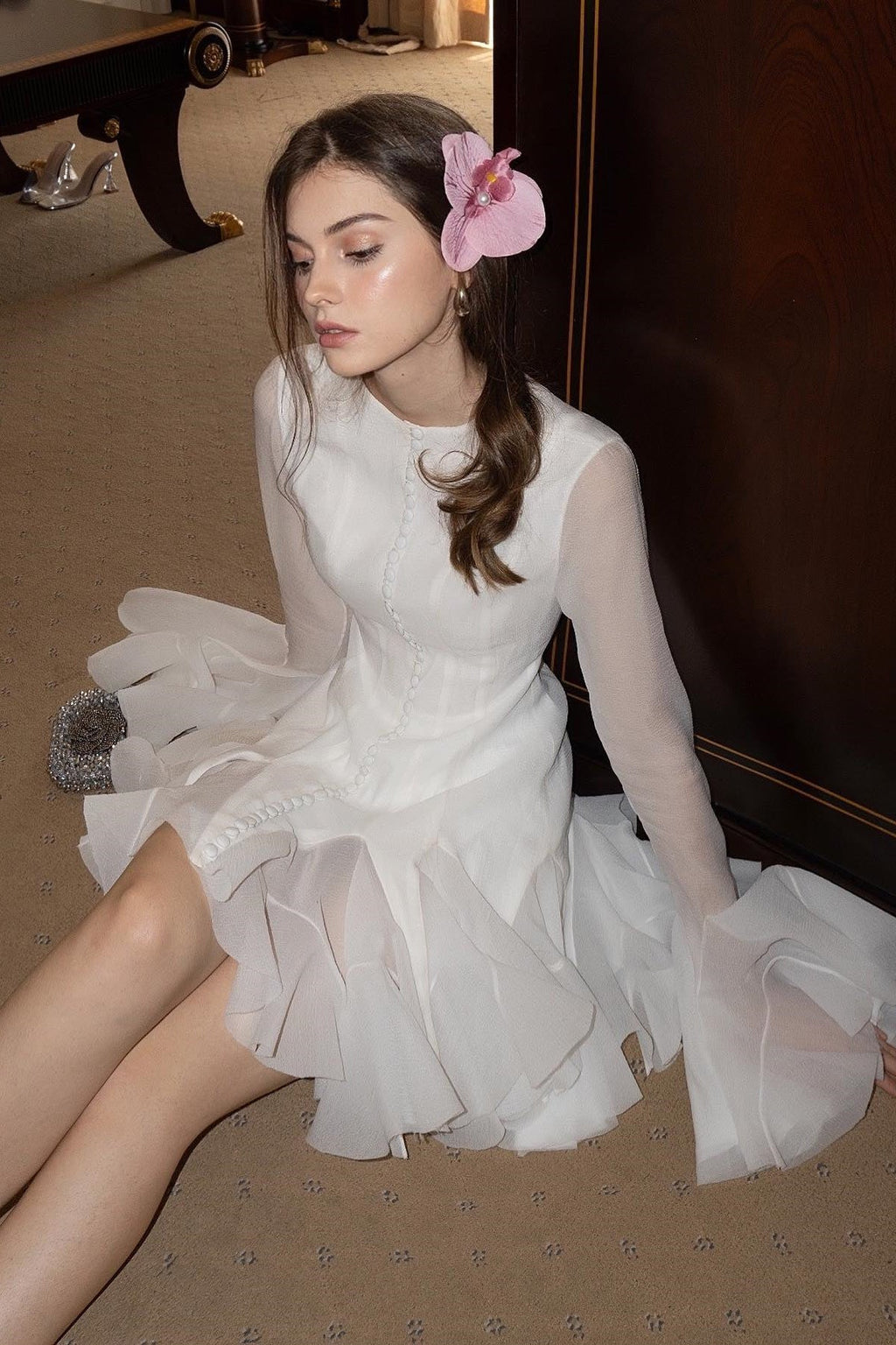 Leila Flare Mini Elbise