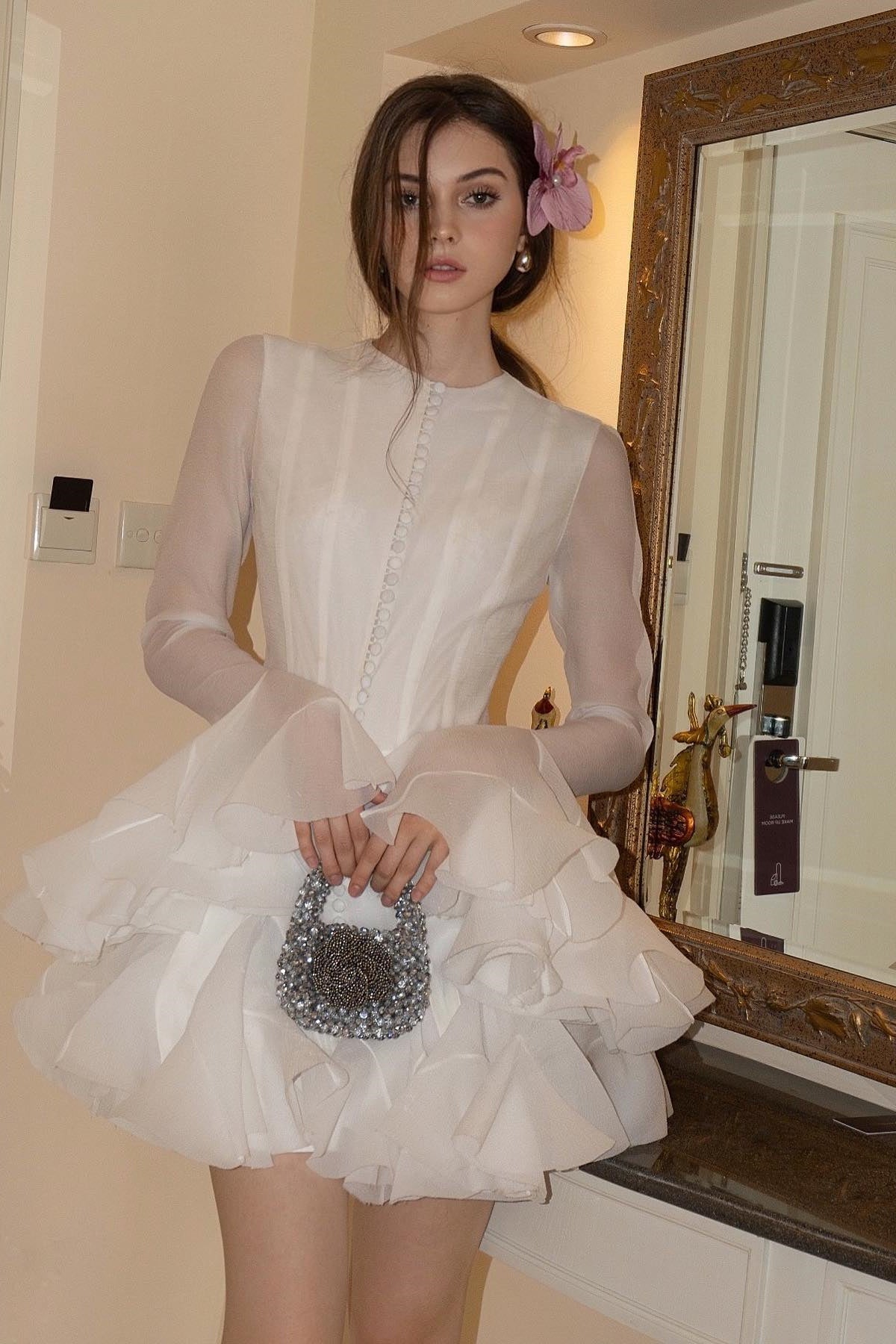 Leila Flare Mini Elbise