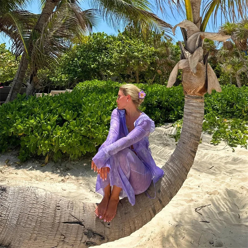 Gece Bahçesi - Dantel Takım