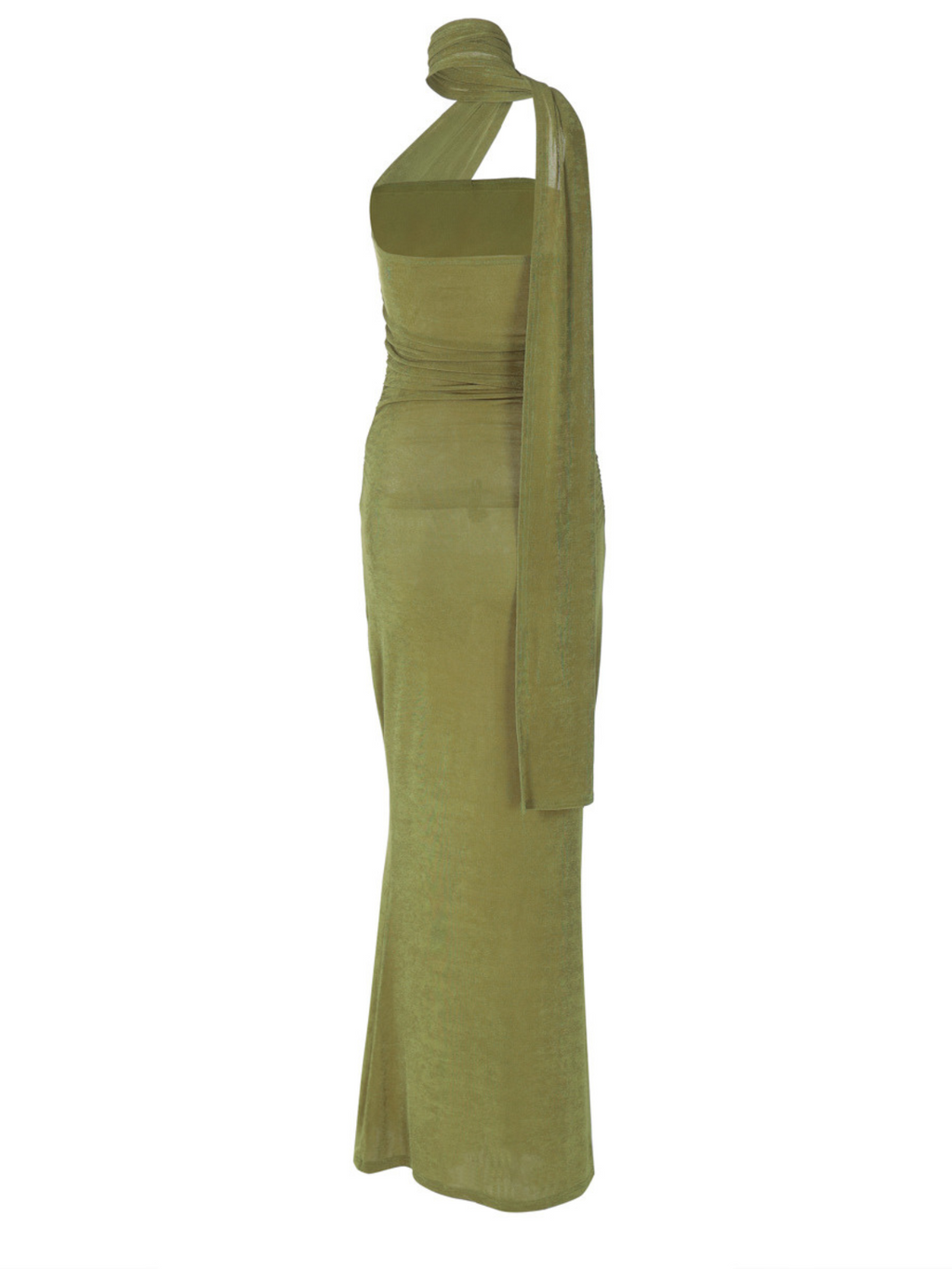 Vyxaris Straplez Büstiyer Detaylı Uzun Elbise