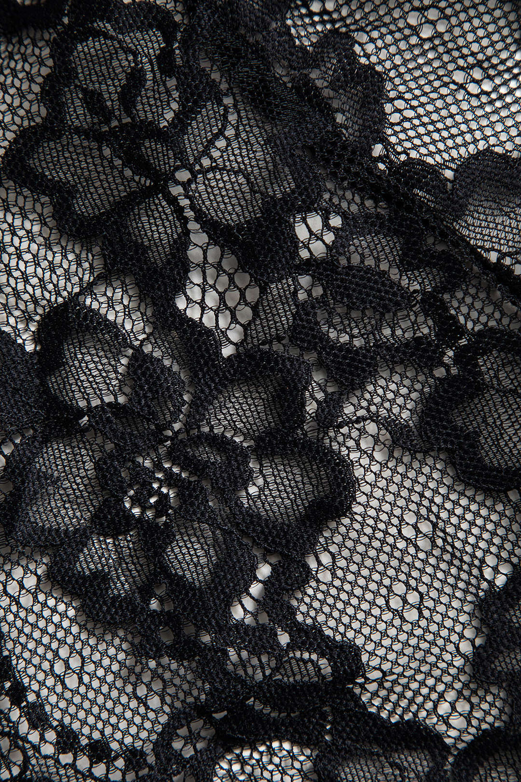 Dantel Metalik Zincir Kesik Detaylı Şeffaf İç Giyim Garter Seti