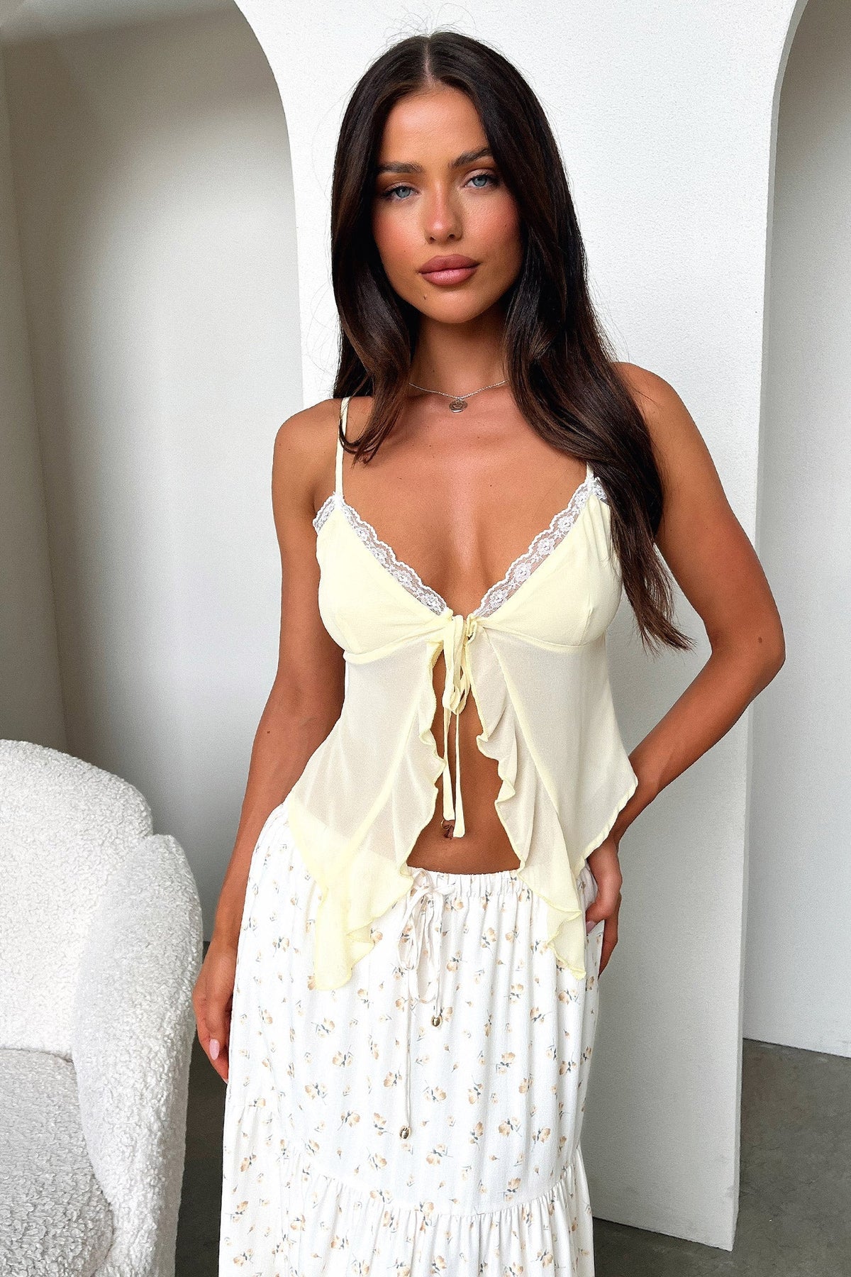 Bridget Top - Sarı