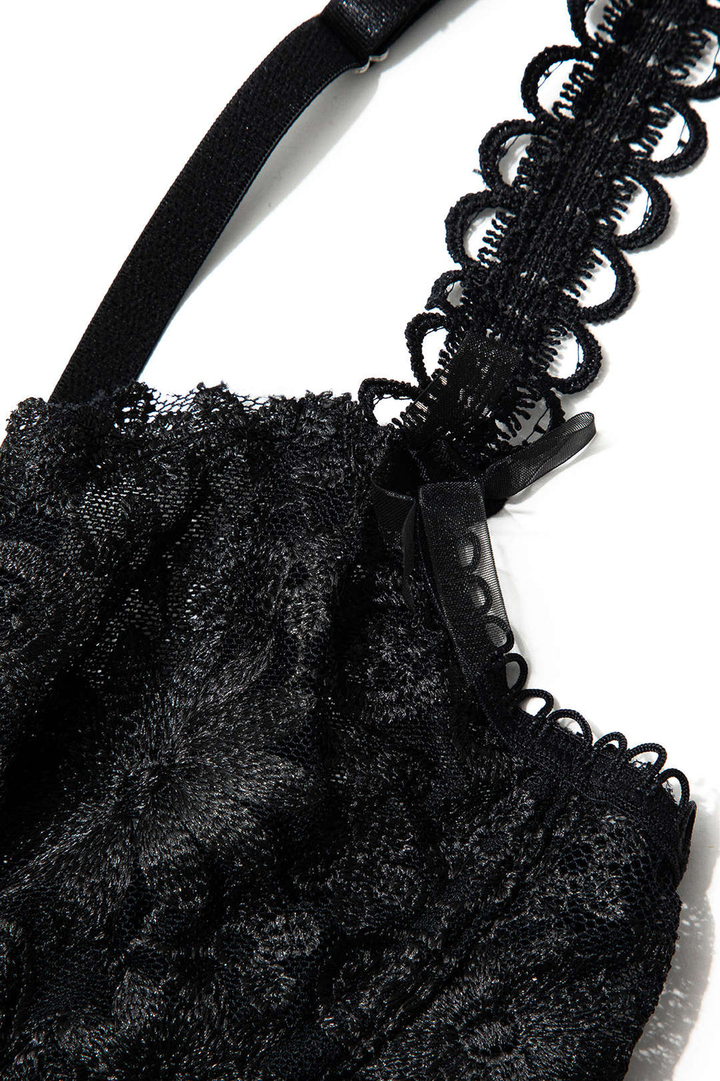 Dantel Bağlama Büstiyer ve Alt Seti