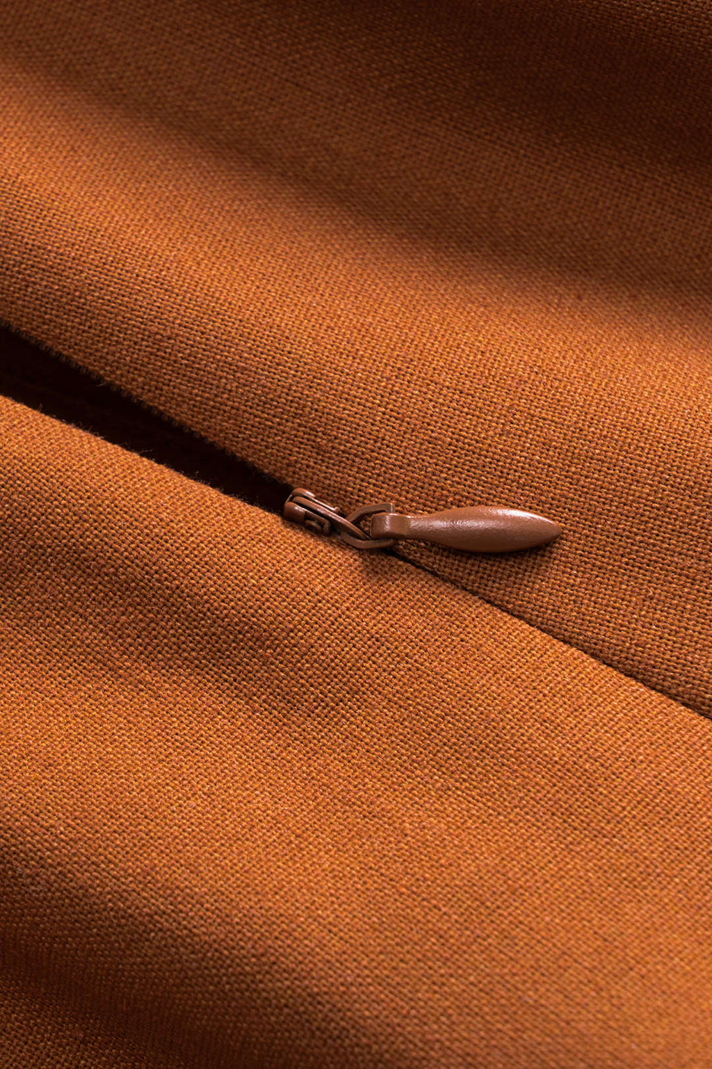 Linen Pileli Fermuarlı Bol Paça Pantolon